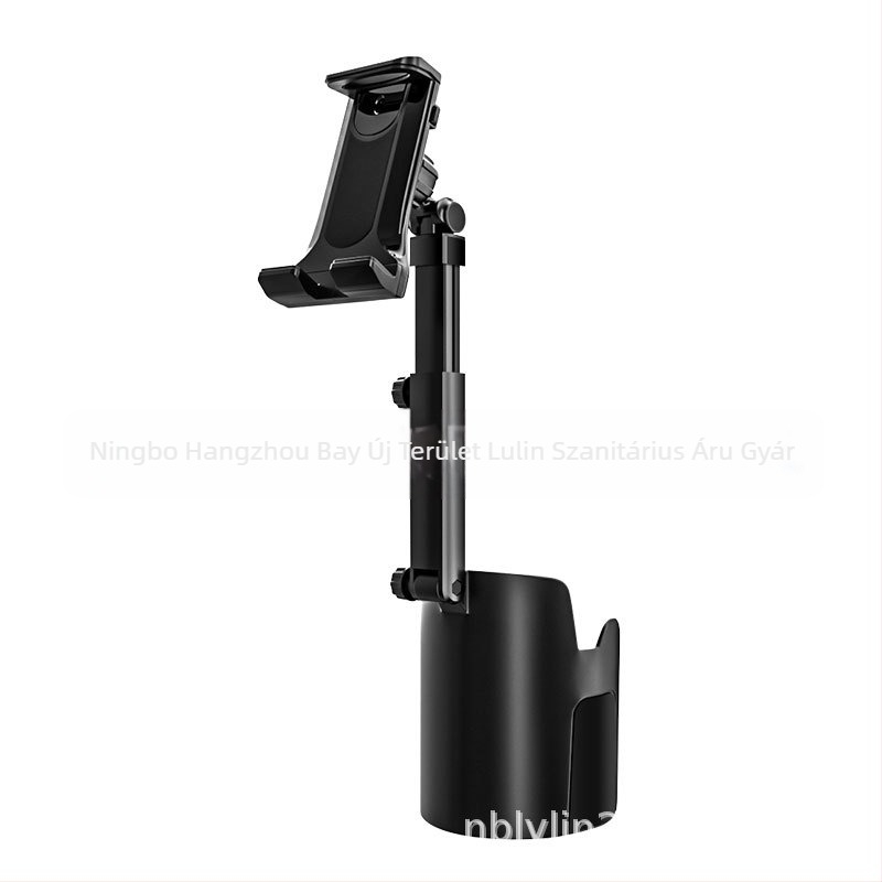 Autó hátsó ülésének fejtámlájához szerelhető tabletatartó, kinyúló és összecsukható, univerzális telefon- és tabletatartó