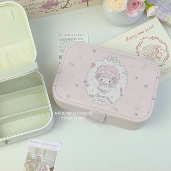 Bőrből készült ékszerdoboz, többfunkciós, egyszerű modern dizájn, ékszerekhez