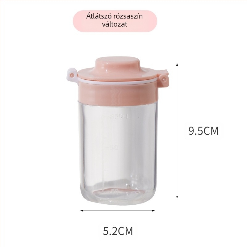 Baizun BX1150 Hordozható Bébi Tejpor Dobozt dupla fedéllel, egykezes működtetés, utazáshoz, újszülöttektől 3 éves korig