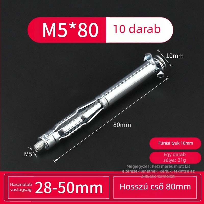 Kt Gipszkarton Expanziós Csavar Üres Falakhoz és Mennyezetekhez | Kompatibilis Üres Falakkal | Modell 1022137837