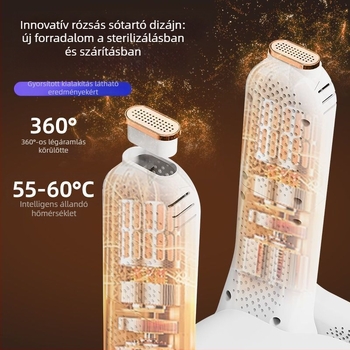 Cipőszárító – teljesen automata, száraz/nedves üzemmód, gyors szárítás, dezodorálás, sterilizálás