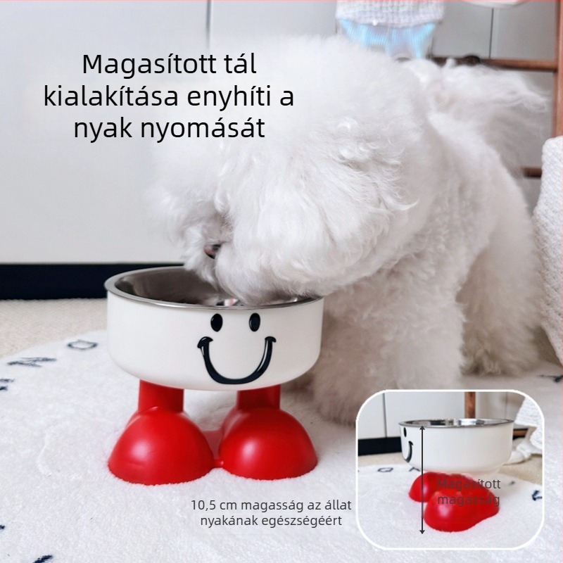 Macska etető tál - műanyag, háziállat etetési eszközök