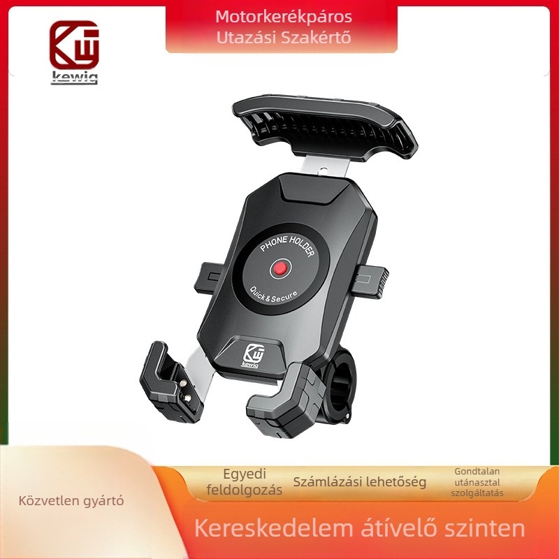 Kewig univerzális telefontartó ötvözetből automatikus zárással