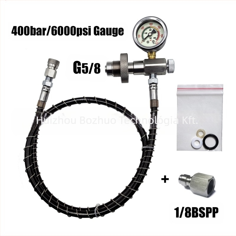 G5/8 CO2 töltő adapter, acélból, belső menet