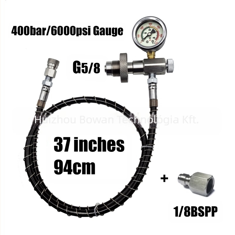 G5/8 CO2 töltő adapter, acélból, belső menet