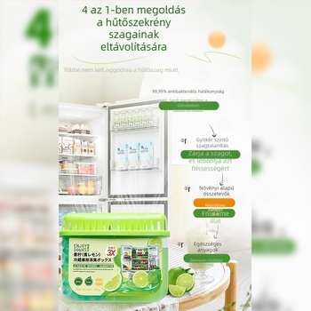 Hűtőszekrény dezodoráló doboz ENJOY DOWA'S — narancs és gardénia illat, 160 g, 48 db