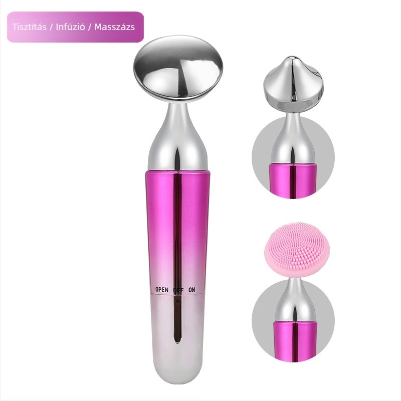 Neolithic Három az egyben szépségkészülék arcra – arctisztítás és bőrápolás megújítása, ABS, IPX1 vízálló, modell SM18, hordozható otthoni használatra.