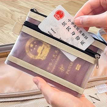 Útlevél szervező – PVC, 1 hajtás, antibakteriális, útlevél- és dokumentumtartó, minden egy helyen