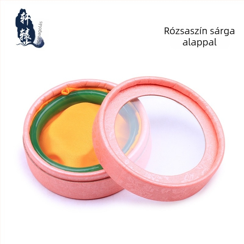 Ékszerdoboz körablakkal, 001 specifikáció, papírkarton anyag