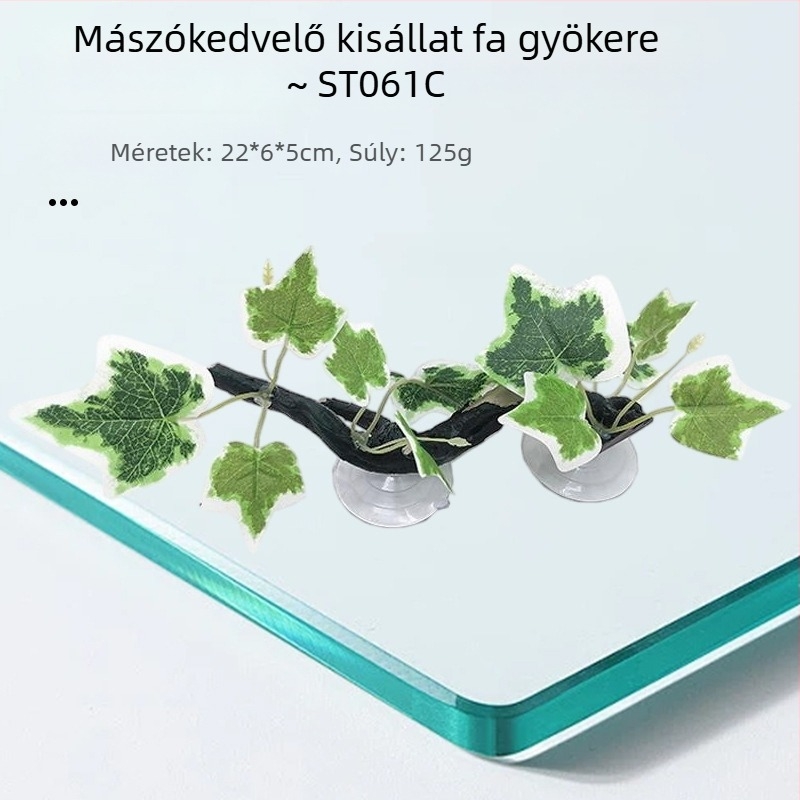 Műgyantás akváriumi dísz - fatörzs és futó növény dekor a látványhoz és elrejtéshez (HY011) a Julongyuan-tól
