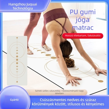Nagudi jóga matrac — PU+gumi, csúszásmentes, 5 mm vastagság, 3,5 kg, Hangzhou