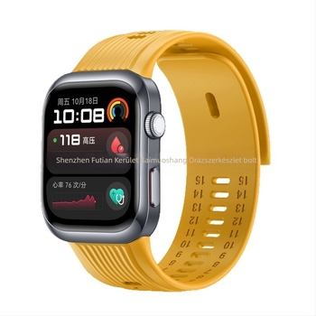 Huawei D2 szilikon szíj sportórához – szilikon anyag, divatos stílus, kompatibil Huawei D2-vel, csat nélkül, testreszabható interfész méretek