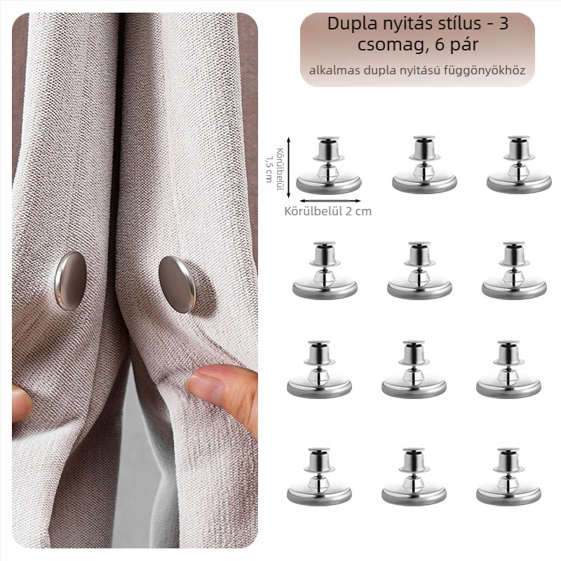 Függönykapocs – akril, modern és minimalist stílus, kategória: függönykapocs, testreszabás nem lehetséges