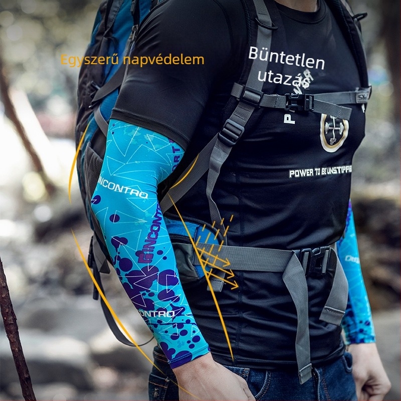 Férfi napvédő karpántok nyárra, horgászat és vezetésre (Márka: uiz; Szezon: 2021 nyár; Szövet: Egyéb)