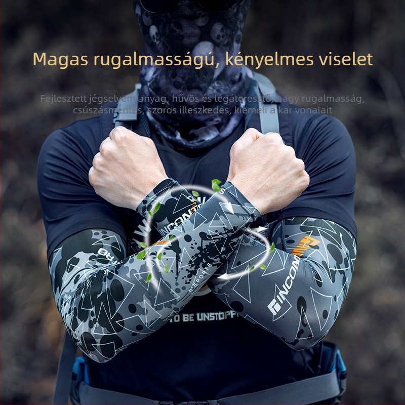 Férfi napvédő karpántok nyárra, horgászat és vezetésre (Márka: uiz; Szezon: 2021 nyár; Szövet: Egyéb)