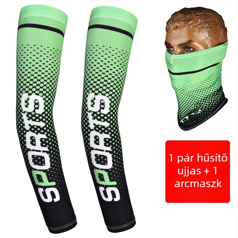 UV-védelmet nyújtó karpánt Ice-Silk anyagból, laza szabás, kültéri tevékenységekhez (felnőtt férfiak)