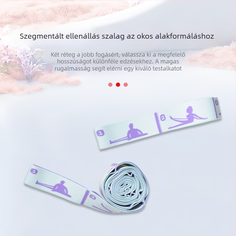 Jóga korrekciós digitális húzásterjedelem 12-grid szegmentált kialakítás; Anyag: poliészter + latex selyem; Márka: Changhong; Termékkód: 12 grids-position type