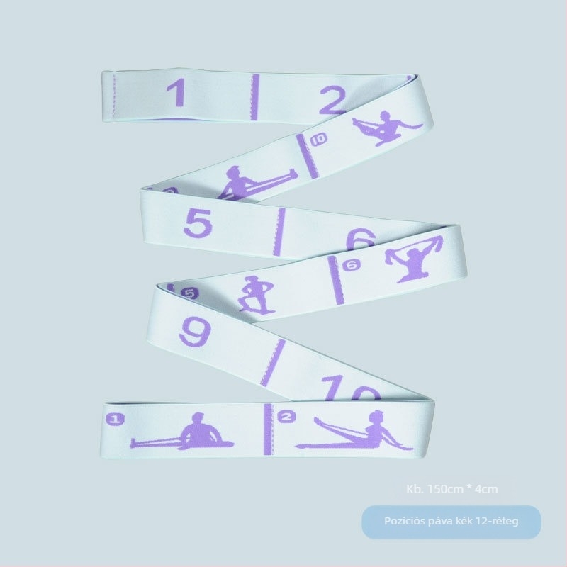 Jóga korrekciós digitális húzásterjedelem 12-grid szegmentált kialakítás; Anyag: poliészter + latex selyem; Márka: Changhong; Termékkód: 12 grids-position type