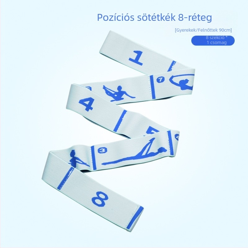 Jóga korrekciós digitális húzásterjedelem 12-grid szegmentált kialakítás; Anyag: poliészter + latex selyem; Márka: Changhong; Termékkód: 12 grids-position type