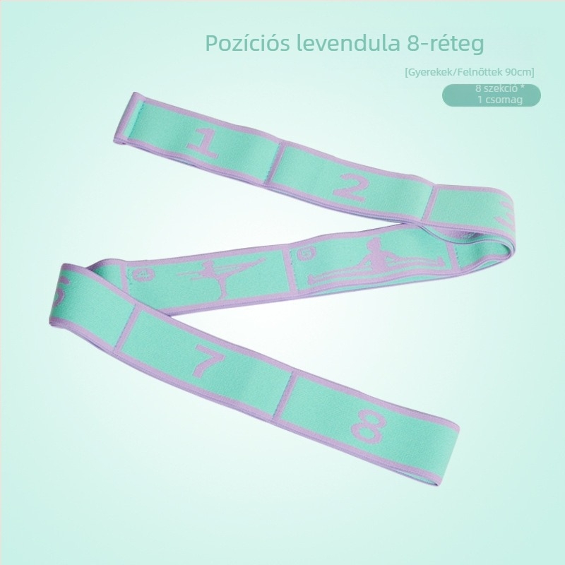 Jóga korrekciós digitális húzásterjedelem 12-grid szegmentált kialakítás; Anyag: poliészter + latex selyem; Márka: Changhong; Termékkód: 12 grids-position type