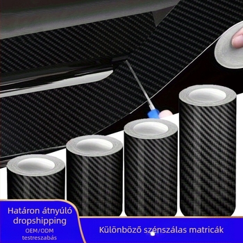 Hao Kuang Szénszálas védő autómatrica, ragasztó típus, szénszálas mintázat