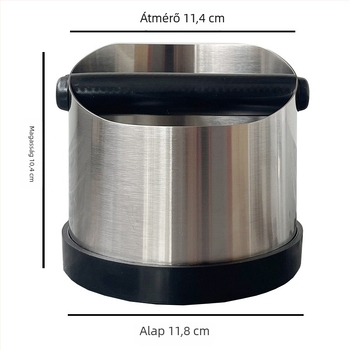 Kávézacc tartó, 201 rozsdamentes acél, modern minimalist stílus, Luxiang