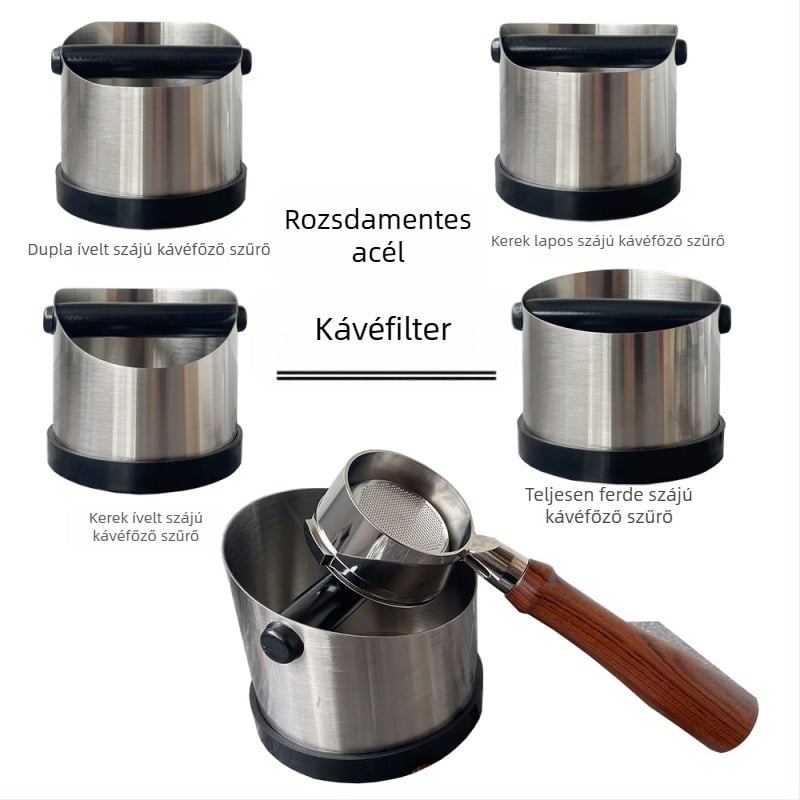 Kávézacc tartó, 201 rozsdamentes acél, modern minimalist stílus, Luxiang