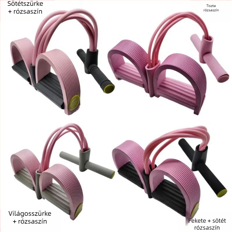 Pedálos húzóeszköz – TPE anyag, Pedálos húzás, Derék karcsúsítása és teljes test edzés, Nők és férfiak számára