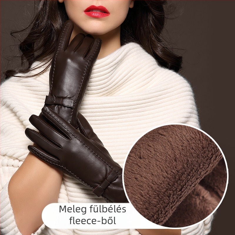 Gyapjúbőr ujjas kesztyűk – melegen tart, tavaszi szezon, 2024 téliek kiadás