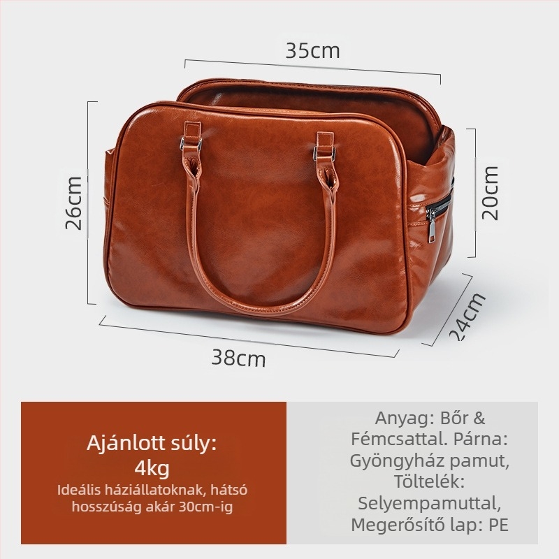 Macska és aprótestű kutyák számára tervezett állat-hordozó hátizsák, lélegző űrkapszula dizájn, nagy kapacitás