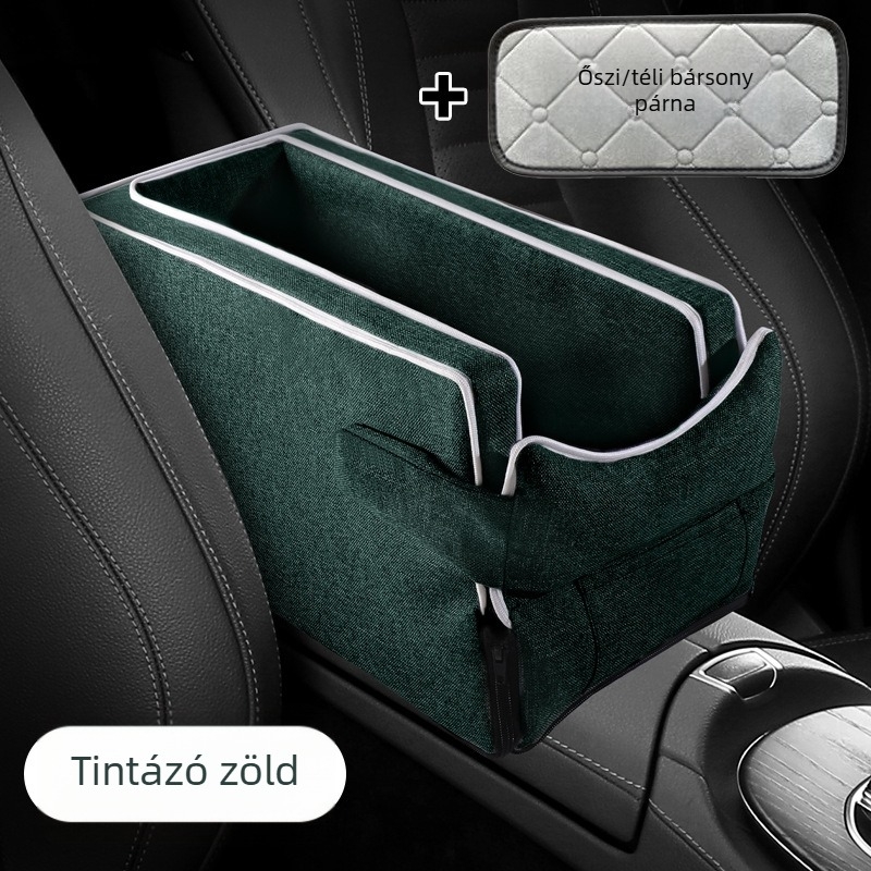 Autó középső konzolja kisállatbiztonsági ülés – plüss töltés, textil felület, négy évszakos univerzális, minimalistikus dizájn