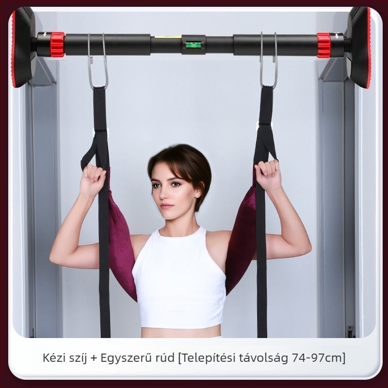 Lumbális trakciós öv nyakpánttal otthoni gerincnyújtáshoz – egyrudú rúd, diszk protrúzió támogatása