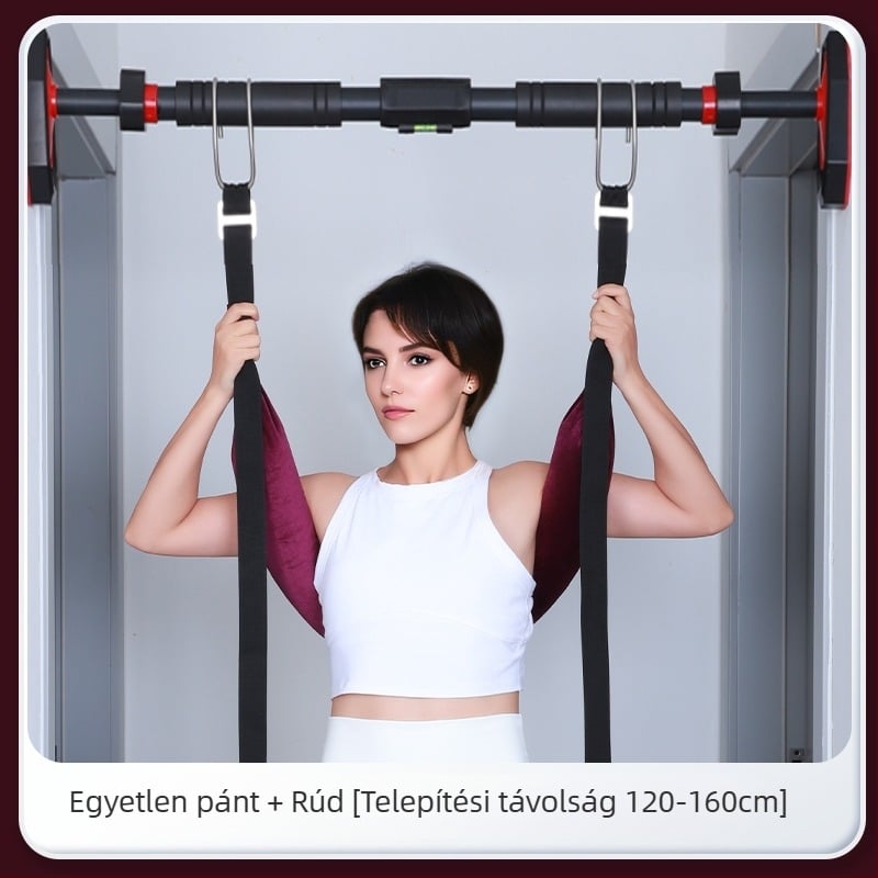 Lumbális trakciós öv nyakpánttal otthoni gerincnyújtáshoz – egyrudú rúd, diszk protrúzió támogatása