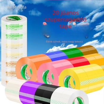 Mingfa csomagoló szalag - Alapanyag: BOPP film; Csomagoláshoz és záráshoz; Erős adhézió