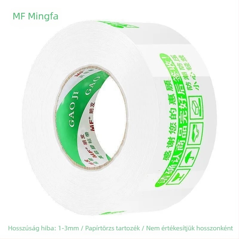 Mingfa csomagoló szalag - Alapanyag: BOPP film; Csomagoláshoz és záráshoz; Erős adhézió