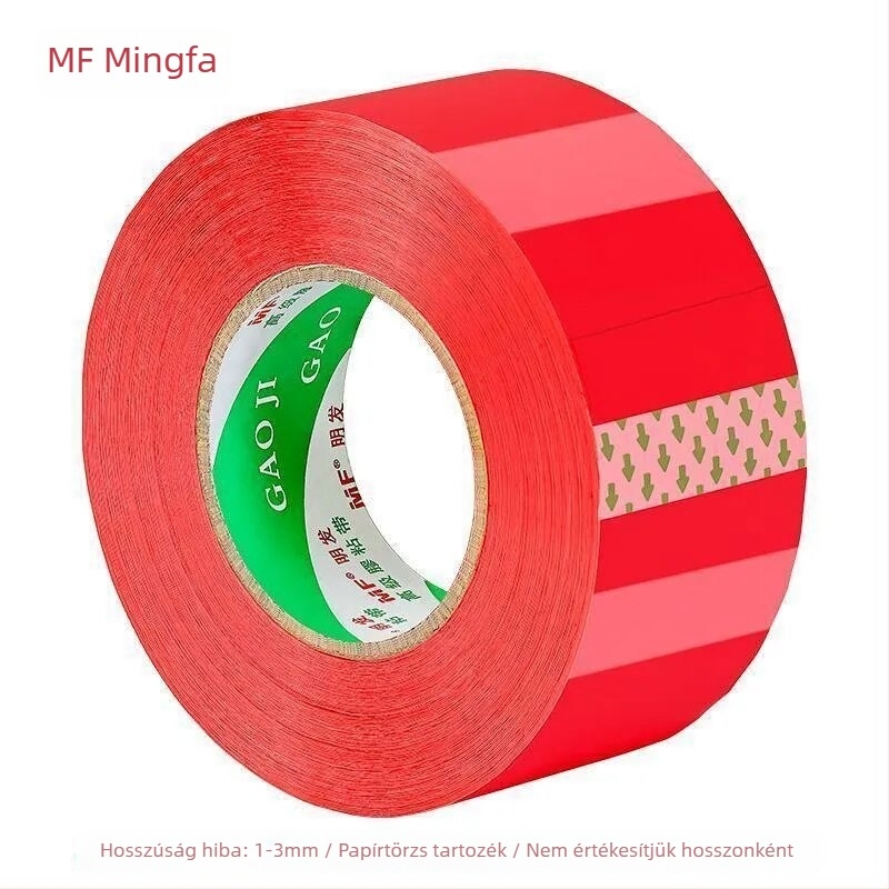Mingfa csomagoló szalag - Alapanyag: BOPP film; Csomagoláshoz és záráshoz; Erős adhézió