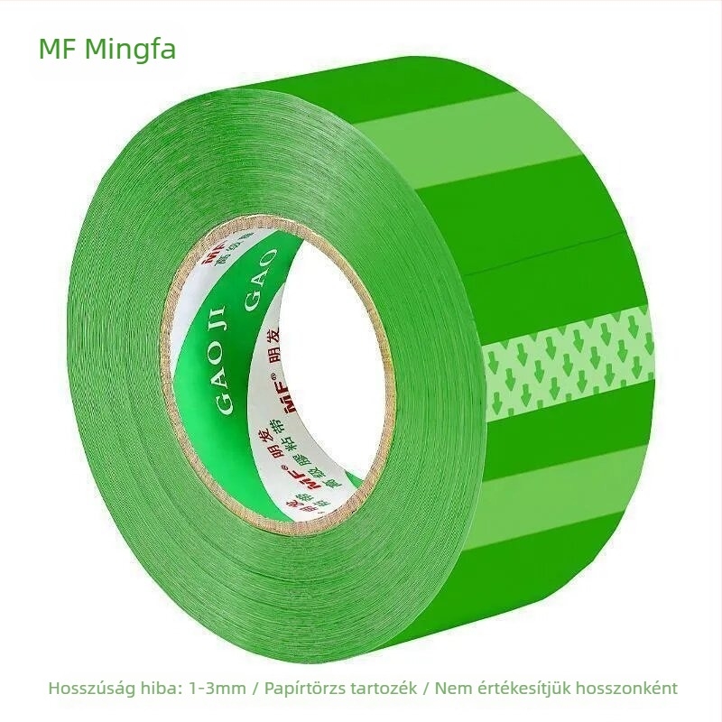 Mingfa csomagoló szalag - Alapanyag: BOPP film; Csomagoláshoz és záráshoz; Erős adhézió