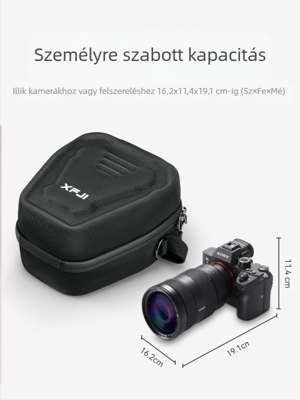 Válltáska SLR és tükröző nélküli kamerákhoz — EVA anyag, ultra könnyű, vízálló, lélegző, gerincvédő