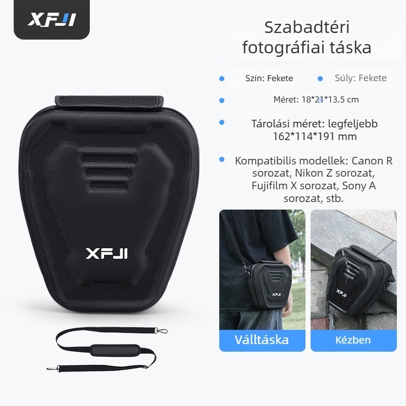 Válltáska SLR és tükröző nélküli kamerákhoz — EVA anyag, ultra könnyű, vízálló, lélegző, gerincvédő