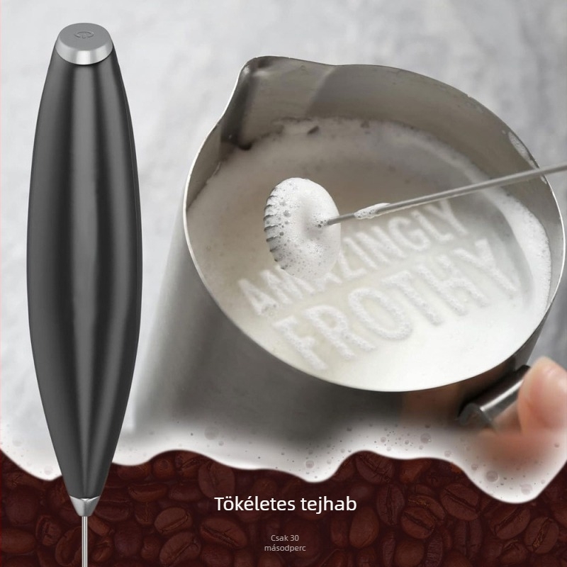 Kézi elektromos tejhabosító és keverő — 3V, 3–5W, 15000 RPM