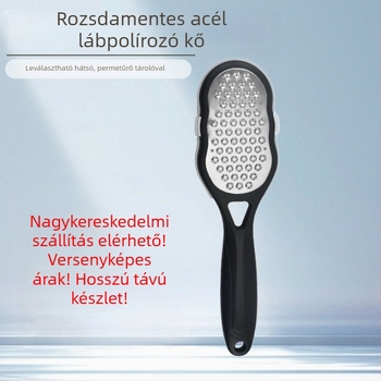 Műanyag talpreszelő tök formájú, modell HJ02, otthoni használatra