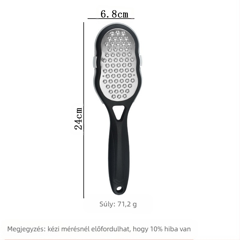 Műanyag talpreszelő tök formájú, modell HJ02, otthoni használatra