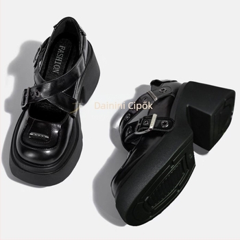 Mary Jane cipők Ultrafiber Leather felsőrész, lélegző, T-Bar pánt, habgumis talp