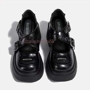 Mary Jane cipők Ultrafiber Leather felsőrész, lélegző, T-Bar pánt, habgumis talp