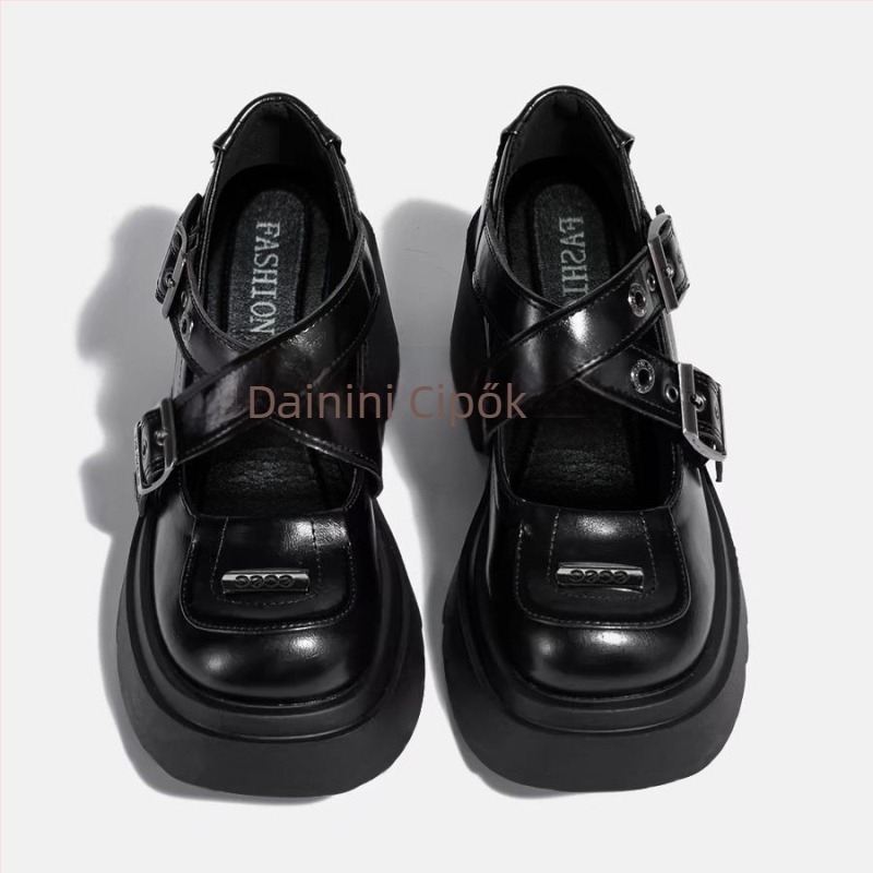 Mary Jane cipők Ultrafiber Leather felsőrész, lélegző, T-Bar pánt, habgumis talp