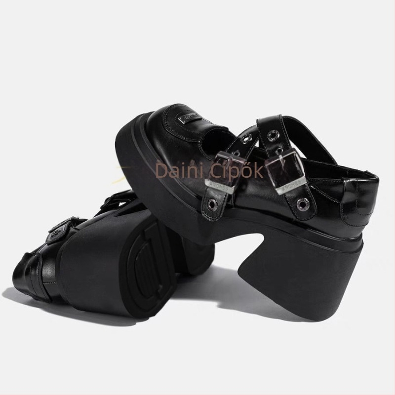 Mary Jane cipők Ultrafiber Leather felsőrész, lélegző, T-Bar pánt, habgumis talp