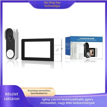 NT601A videókaputelefon bejárati ajtóhoz, USB 5V tápellátás, Ding-dong csengés, 0.1W fogyasztás, üzlet vagy iroda bejárathoz