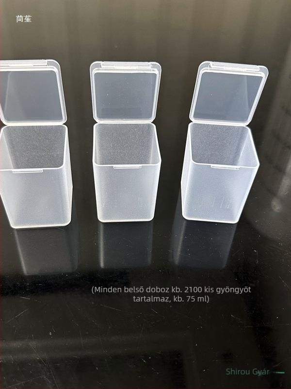 Japán stílusú ékszer- és gyöngy tároló doboz, 18L, logóval, autóban használható, DIY projektekhez