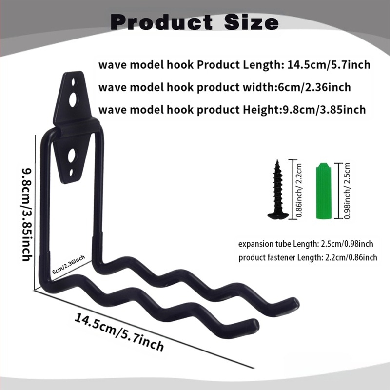 Fém falra szerelhető akasztó vízcső eszköz tároláshoz, dupla akasztó, modern minimalista stílus, terhelhetőség 30 kg felett