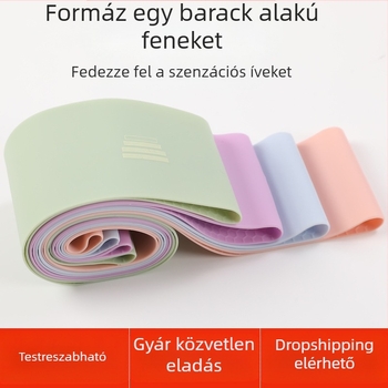 Tengmei szilikon jóga ellenállásgyűrű belső edzésre, guggoláshoz és csípő formázáshoz (Anyag: Szilikon; Kategória: jóga segédeszköz; Márka: Tengmei)